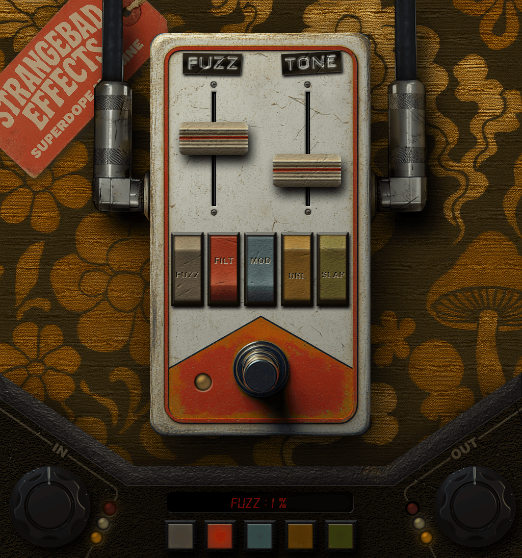 The SuperDope Machine - Multi-effect processor plugin interface